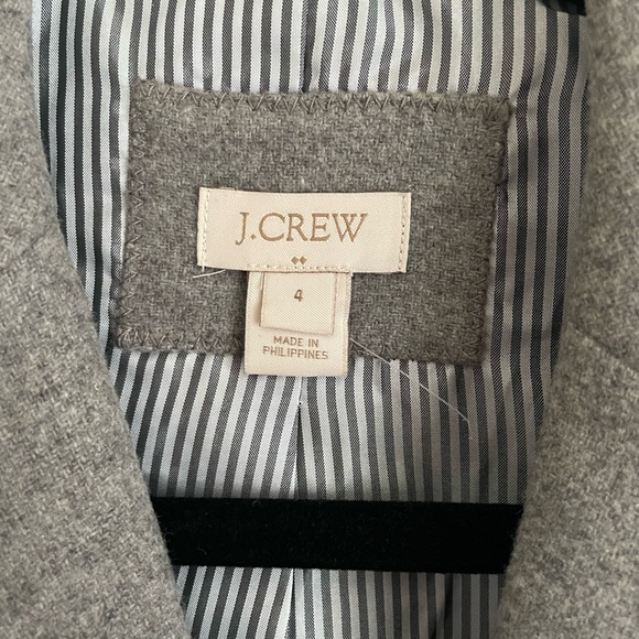 J. Crew Gray Blazer with Gold Buttons - Picture 7 of 7